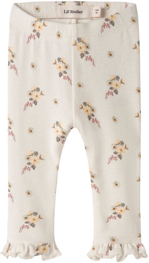 Lil' Atelier Baby Legging slim fit Coconut Milk
