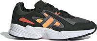 Adidas Yung-96 Chasm Zwart Leer Mannen Lage Sneakers Schoenmaat 42 2/3