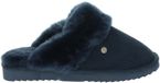 Warmbat Flurry Suede Dames Sloffen - Donker Marineblauw