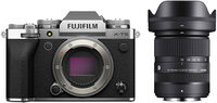 Fujifilm X-T5 systeemcamera Zilver + Sigma 18-50mm f/2.8