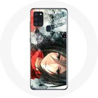Maniacase Hoesje voor Samsung Galaxy A21S Mikasa Ackerman Aanval van de Titanen Anime