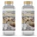 GiDeli Bio-ethanol 2 x 1 liter vanillegeur 96,6% ethanol pour intérieur et extérieur cheminée, sans fumée et sans suie, fabriqué à partir de maïs et de betteraves sucrières