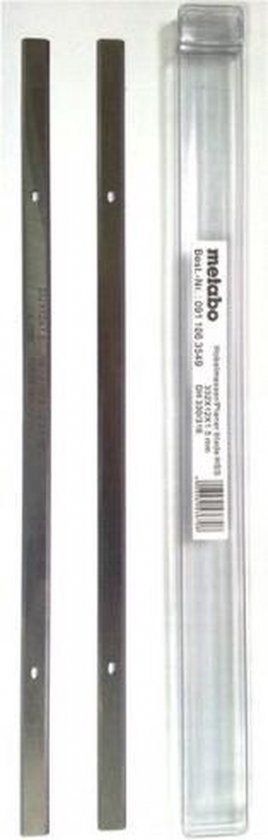 Metabo 0911063549 DH330/316 HSS Omkeerbare Schaafbeitel - 332x12x1,5mm / 2 Langgaten (2st)