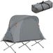 SoBuy OGS60-HG Tente de camping gonflable - Gris clair & Portable