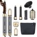BarberBoss All-in-One Heteluchtstyler, Professionele Snelle Föhn, Anti-Frizz, Heteluchtstyler met Negatieve Ionentechnologie, Volume, Krultang, Hogesnelheids Haarstylingtool, QR-8820