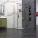 Badkamerplanet Cabine de douche 70x60cm Anti-Kalk | Gun Metal | 200cm haut