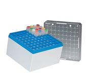 NeoLab 7-8020 Kryo opbergbox PC, 9 x 9 plaatsen, 96 mm hoog, blauw (5-pack)