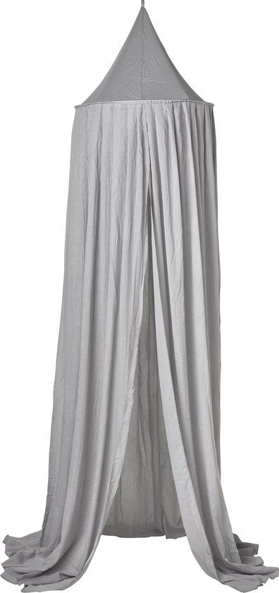Meyco Baby Uni klamboe - light grey