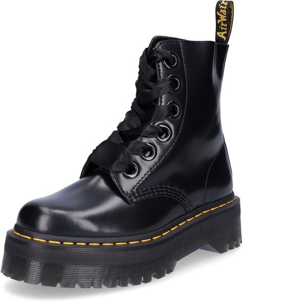 Dr. Martens Molly 6-eye Buttero Laarzen Zwart EU 41 Vrouw