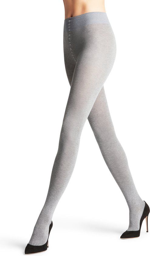 FALKE Family duurzaam katoen maillot dames grijs - Maat 42-44