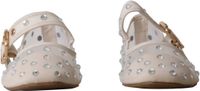 Super Mode M&M Mira Max ballerina met bandjes beige