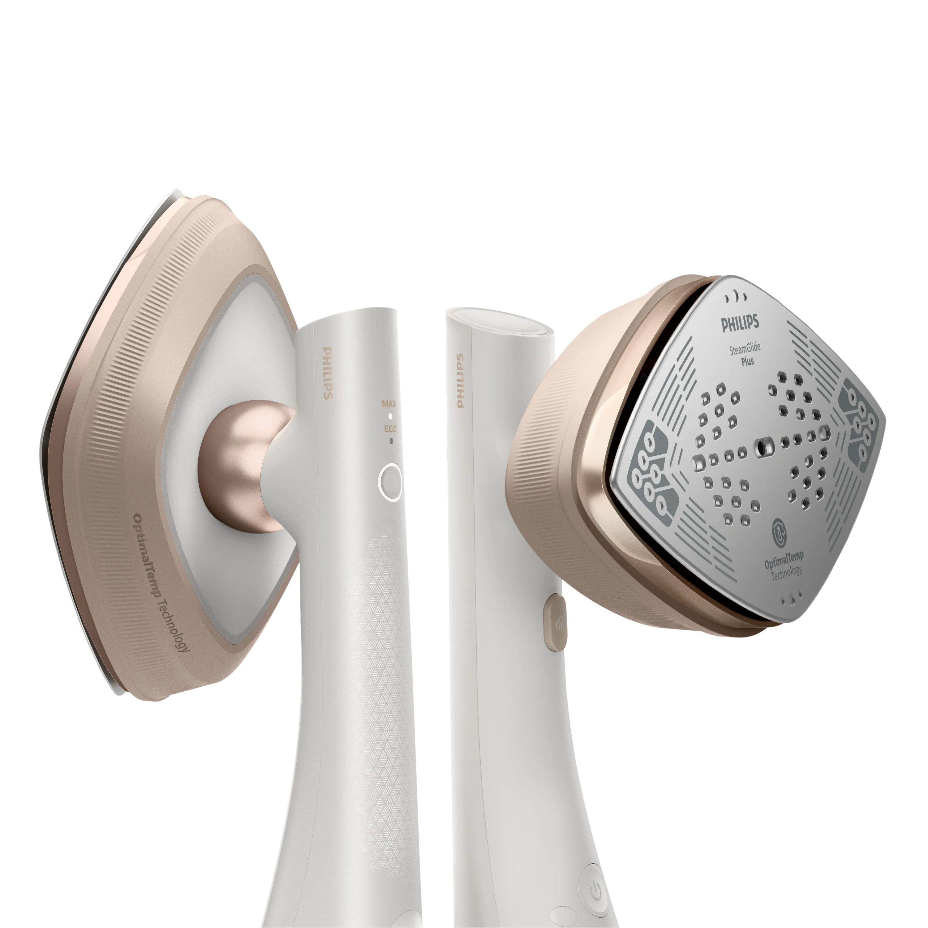 Philips OneTurn GC213/10 Hybride stoomstrijkijzer & kledingstomer - Wit