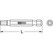 KS Tools 911.7711 Inbus-bit Aandrijving: 1/4 (6,3 mm) Uitvoering: Zeskant 2.5 mm 75 mm
