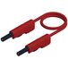 SKS Hirschmann Hirschmann Test & Measurement MLB 200/1 V rt Meetsnoer Banaanstekker 4 mm Banaanstekker 4 mm 2.00 m Rood 1 stuk(s)