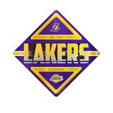 Rico Industries NBA Basketball Los Angeles Lakers metalen bord 41,9 cm x 41,9 cm Home Decor - Slaapkamer - Kantoor - Man Cave