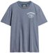 Superdry T-shirt Trade Tools Oversized T-shirt M1012263a Dry Slate Blue Mannen Maat - M