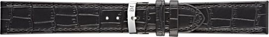 Morellato PMX019JUKE PC horlogebandje - Leer - Zwart - 18 mm