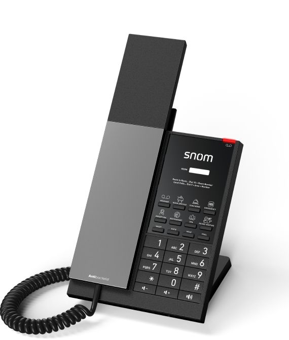 Snom HD350W IP Phone - Black - Wi-Fi