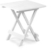 Campingtafel Wit 44x44x50cm - Opvouwbaar - Kunststof