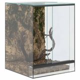 VidaXL Terrarium met opslag transparant 30 x 30 x 40 cm glas