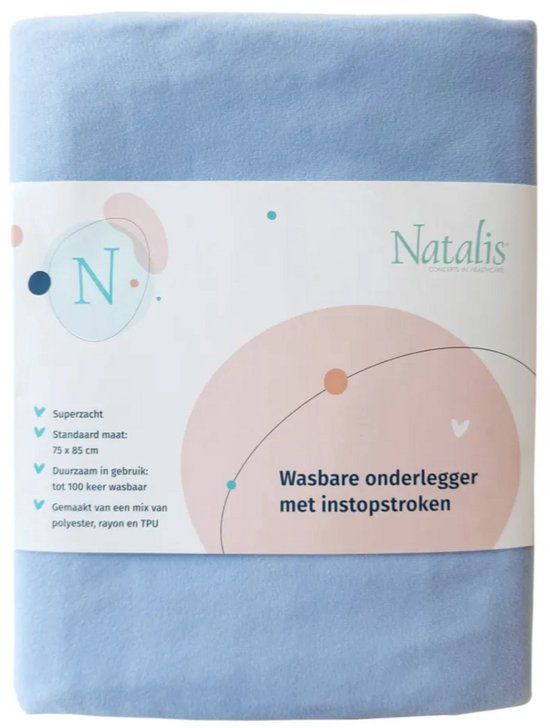 Natalis Wasbare Onderlegger Met Instopstroken