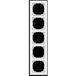 Busch-Jaeger 1725-44M Wit Thermoplastique Sans Vis Brillant IP20