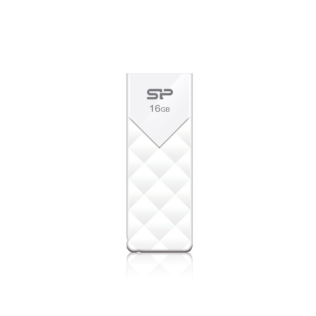 Silicon Power 16GB Ultima U03 USB 2.0 Flash Drive - White