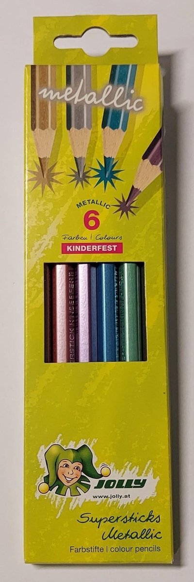 Jolly Supersticks Metallic 6 stuks