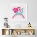 Rainbow Mermaid Affiche Carrée / Impression - 70x70 Cm