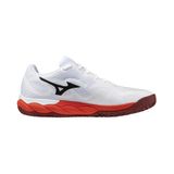Mizuno Wave Enforce Court CC Heren Tennisschoenen - Smashcourt - Maat 42.5 - Fiery Red / White / Sun-Dried Tomato