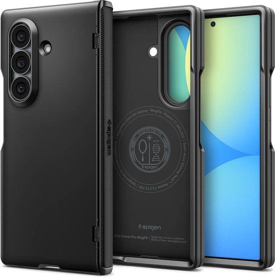 Spigen Slim Armor Pro MagFit Back Cover for Samsung Galaxy Z Fold 8 Ultra - Black