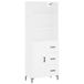 vidaXL Hoge kast, wit, 69,5 x 34 x 180 cm, spaanplaat