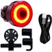 Elodame B.V. Lampe de vélo - Lampe de vélo LED avec fonction de localisation - Super Lumineux Étanche IP65 - 5 modes d'éclairage pour la conduite de nuit - Adapté pour vélo, poussette et fauteuil roulant - Noir