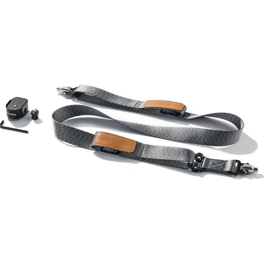 SmallRig 4118B Polsband Bruin, Grijs Aluminium, Polyester, Roestvrijstaal 1 stuk(s) DJI RS 3, RS 4, RS 2, RS 3 Pro, RS 4 Pro