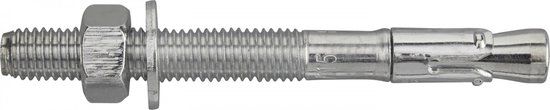 DeWalt Accessoires DeWalt PTB-PRO M12X220 Doorsteekanker verzinkt - DFM1110720