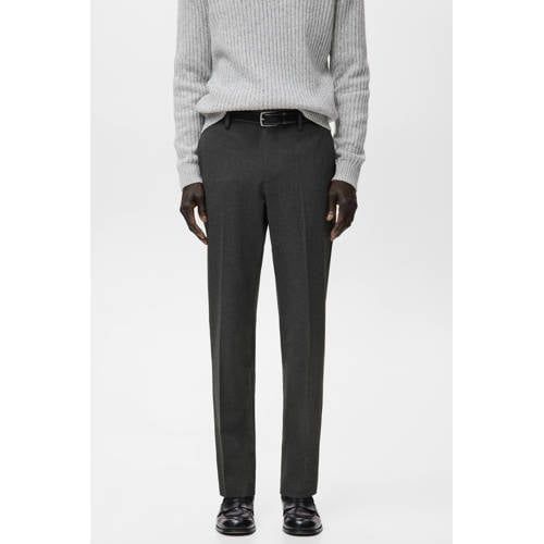 Mango Man slim chino grijs
