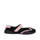 nae Vegan Shoes Ballerina 'Nadia' pink / zwart