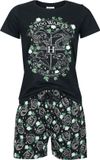 Harry Potter Hogwarts Pyjama zwart Katoen - Vrouwen - XXL