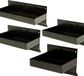 Silverline Boîtes de rangement magnétiques en acier, lot de 4, 150-310 mm