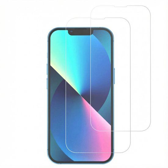 Accezz Screen Protector - Geschikt voor Apple iPhone 13 Mini - 2 Pack Glass Screenprotector
