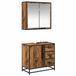 vidaXL Badkamermeubel Set Oud Hout 65 x 33 x 60 cm