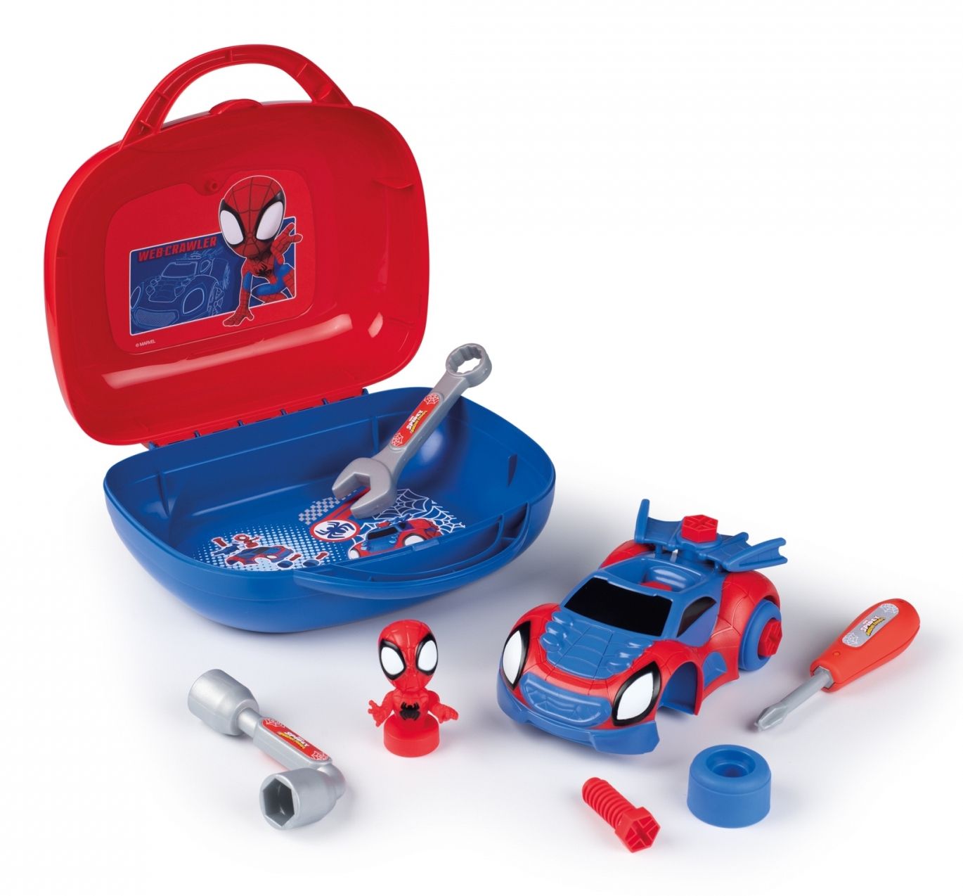 Smoby Spidey Gereedschapskoffer - Spiderman - auto