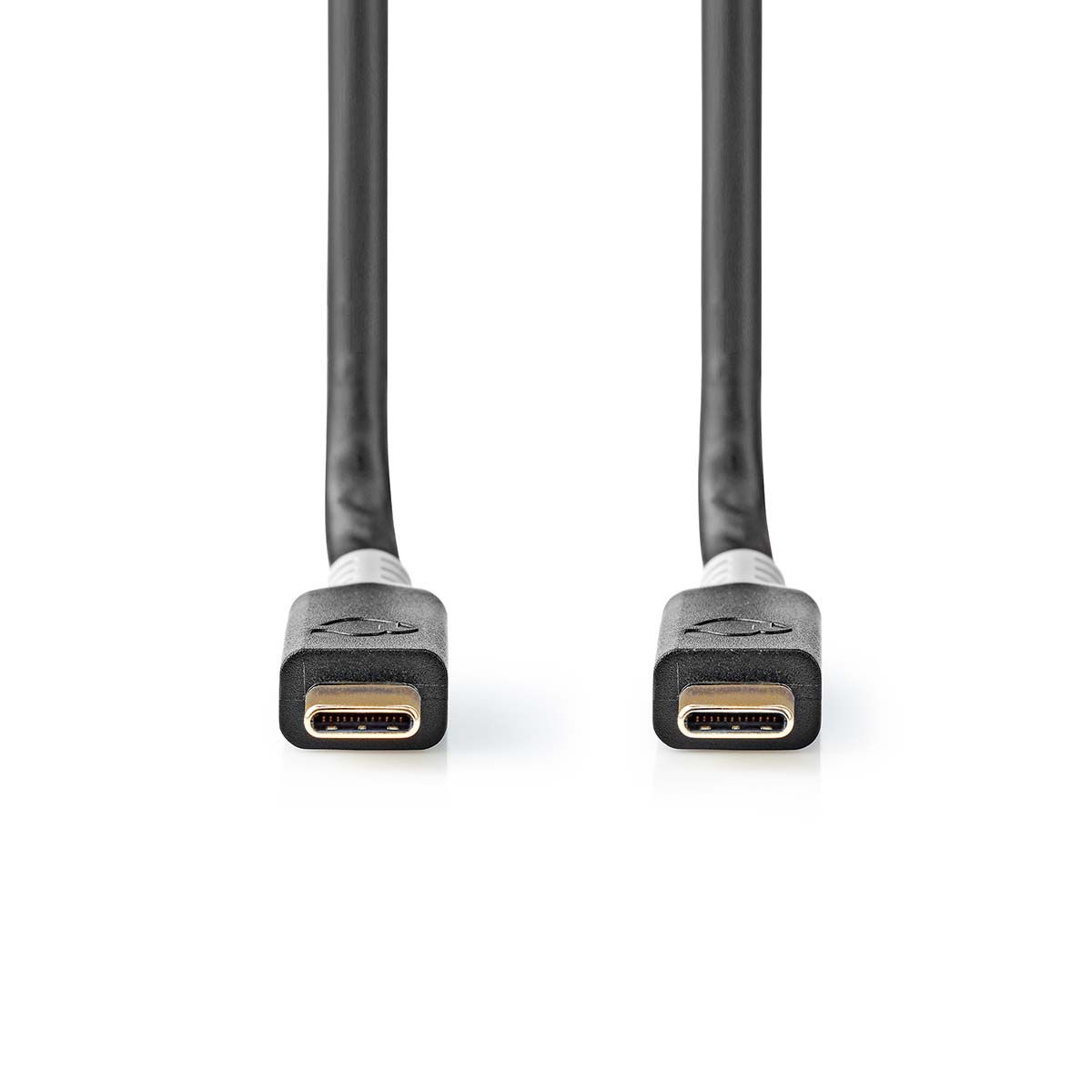 Nedis CCBW64020AT20 USB-kabel - 2 m - Zwart, Zilver