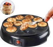 Machine à poffertjes Électrique Poffertjesapparaat Noir