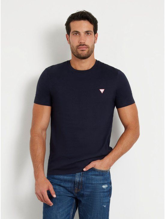 Guess T-Shirt Cn Ss Core Tee Blauw L