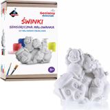 ASKATO: Une magnifique toile de peinture sensorielle pour enfants pour peindre avec un pinceau - Cochon.