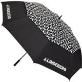 J. LINDEBERG Paraplu Barrie, noir/blanc