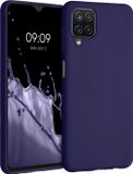 kwmobile Samsung Galaxy A12 Hoesje - Back Cover - TPU - Deep Ocean