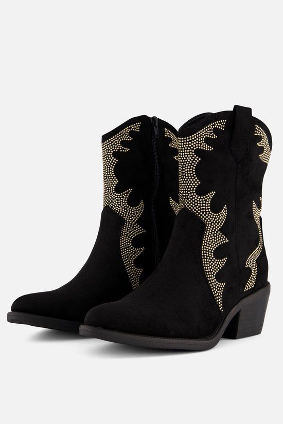 Ann Rocks Cowboylaarzen zwart Synthetisch - Maat 37