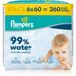 Pampers 99% Water (6 x 60 Pcs.)